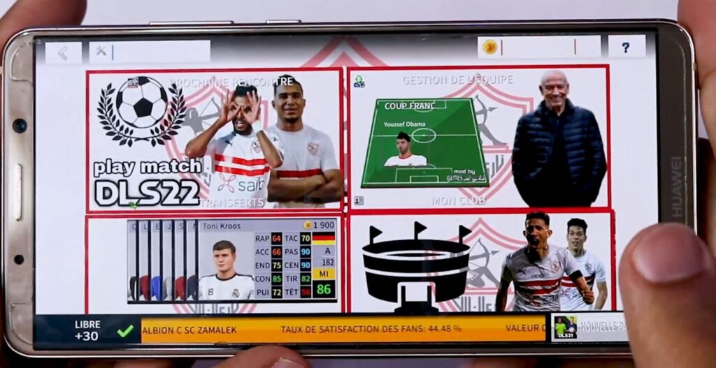 دريم ليج مود الزمالك كينج مود 2